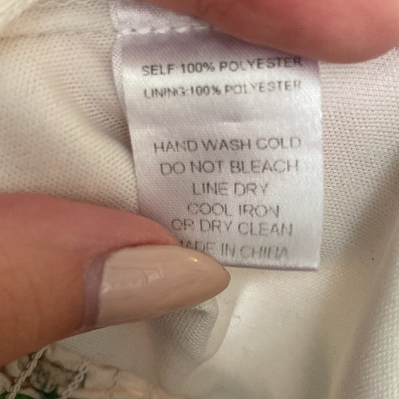 Satin Floral Square Neck Ruched Smocked Crop Top Bustier White Size M - Picture 8 of 8